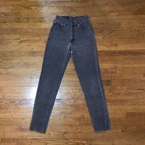 Vintage Levi’s 512 faded black/gray jeans size 24